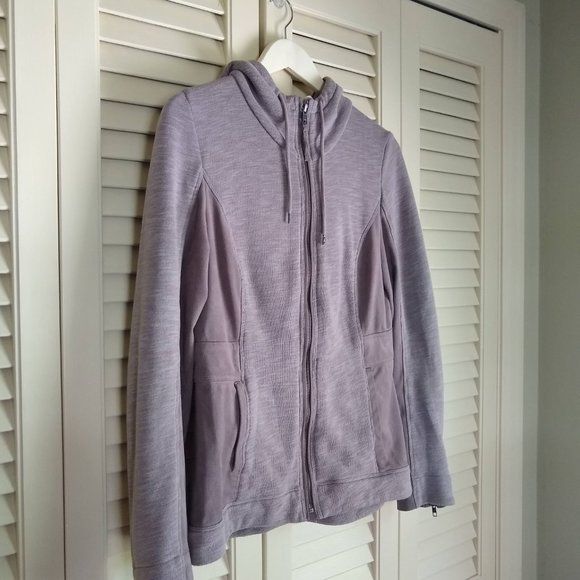 Anthropologie Akemi & Kin Suede Block Hoodie, M - Picture 3 of 6